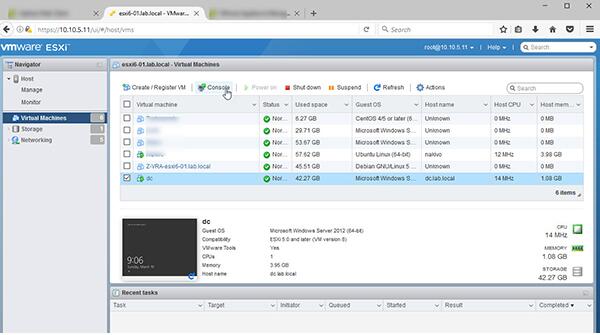 使用VMware主机客户端管理单台ESXi主机 使用VMware主机客户端管理单台ESXi主机