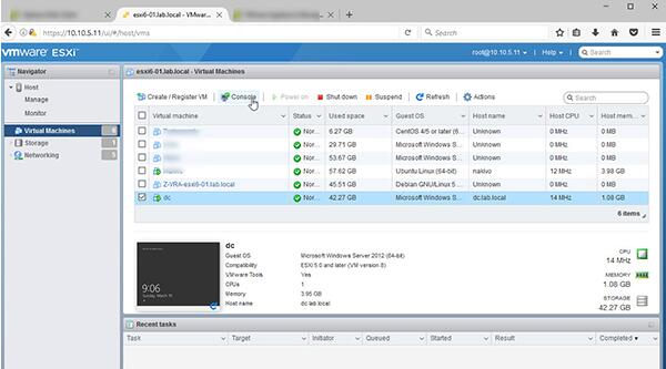 使用VMware主机客户端管理单台ESXi主机 使用VMware主机客户端管理单台ESXi主机